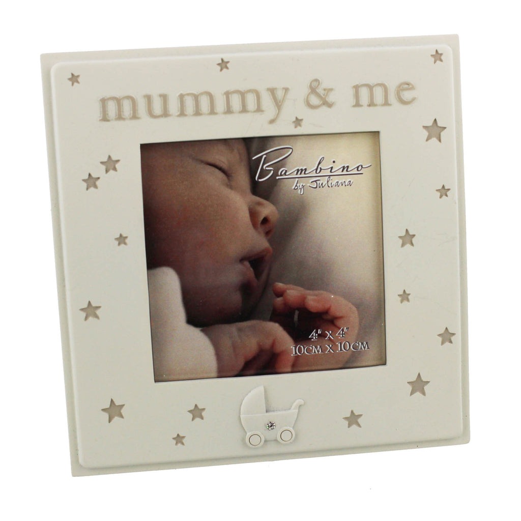 Bambino Resin Photo Frame 4" x 4" "Mummy & Me" | Presentimes