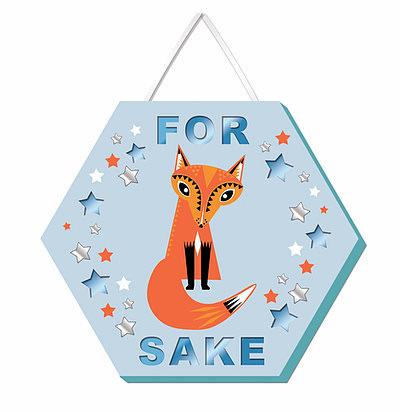 Small Plaque - For Fox Sake