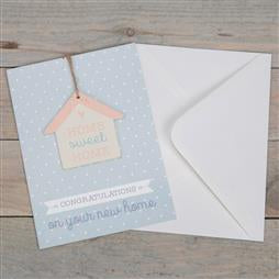 GREETING CARD & HOUSE PLAQUE - HOME SWEET HOME