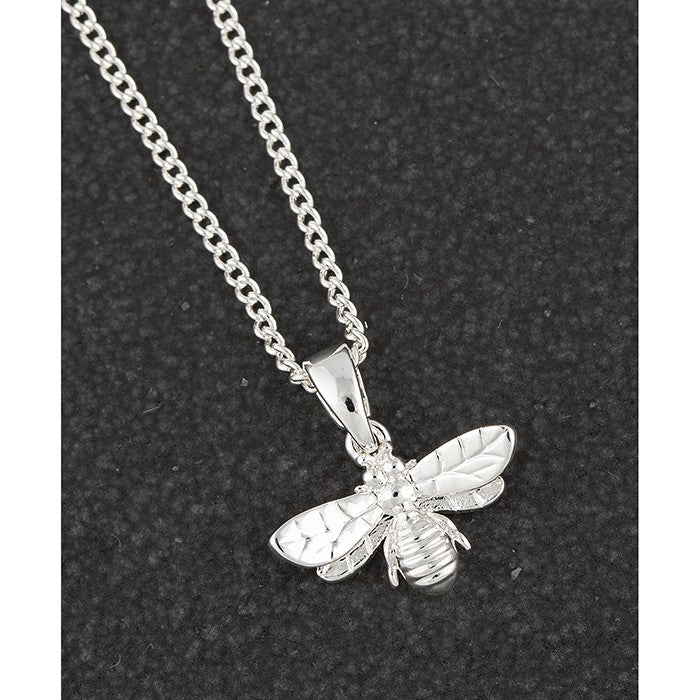 Honey Bee Detailed Silver Plated Necklace | Presentimes
