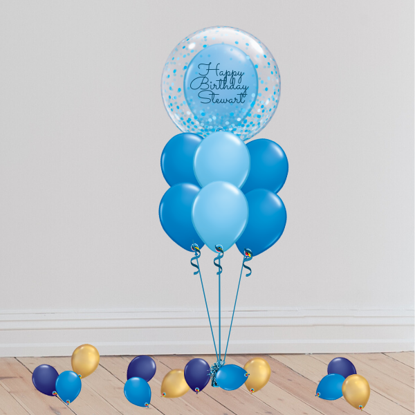 Personalisable Deco Bubble Balloon (Inflated with Helium & Weight Included) | Presentimes