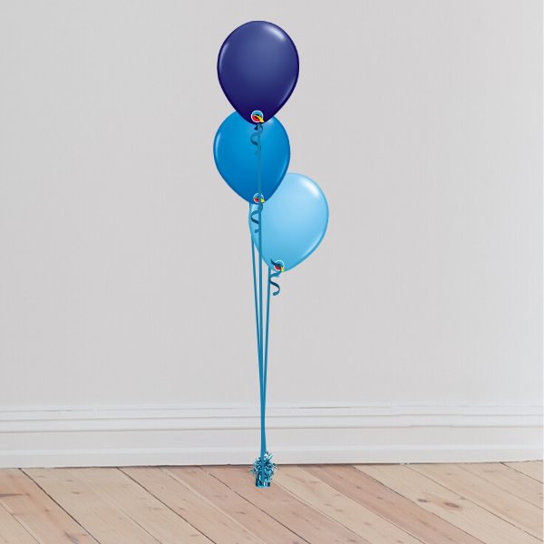 3 Latex Balloon Bouquet Trio (Inflated with Helium & Weight Included) | Presentimes