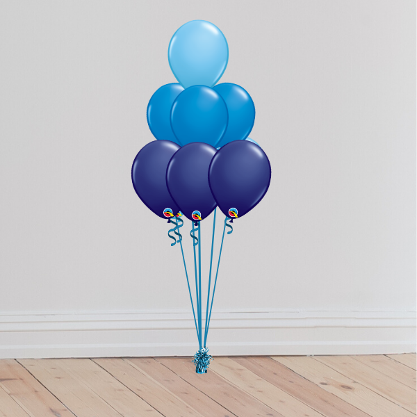7 Latex Balloon Bouquet (Inflated with Helium & Weight Included) | Presentimes