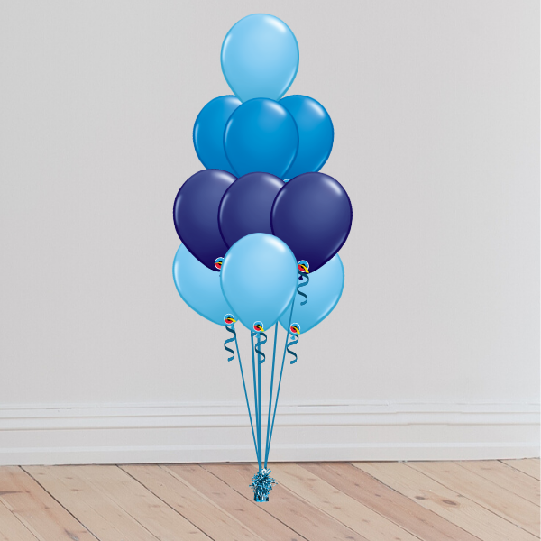 10 Latex Balloon Bouquet (Inflated with Helium & Weight Included) | Presentimes