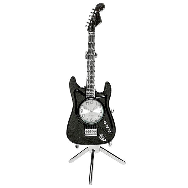 Black Fender Guitar Clock