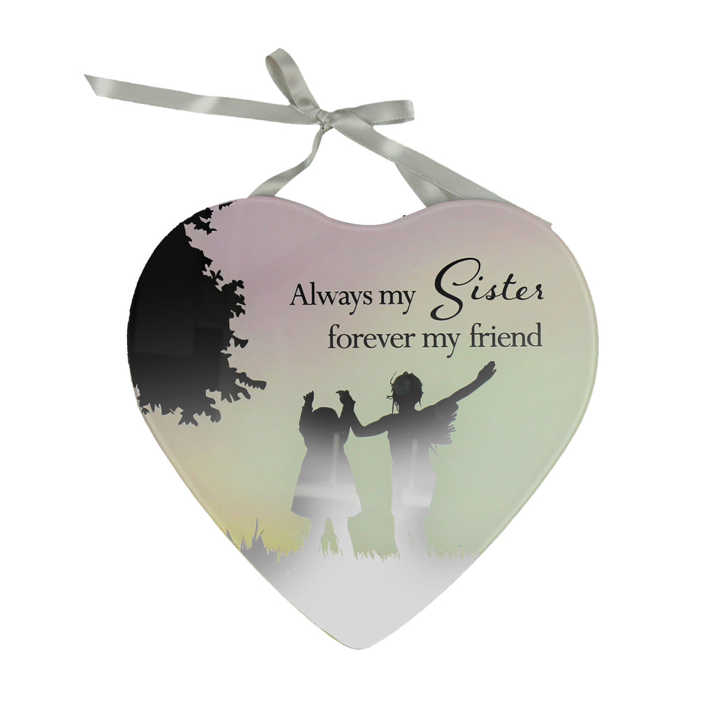 **MULTI 6**Reflections Of The Heart Mirror Plaque - Sister | Presentimes