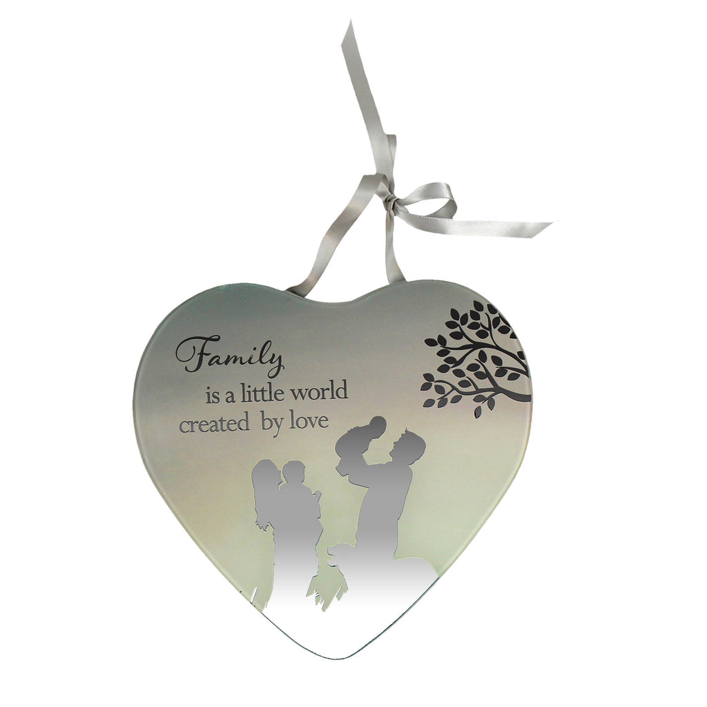 **MULTI 6**Reflections Of The Heart Mirror Plaque - Family | Presentimes