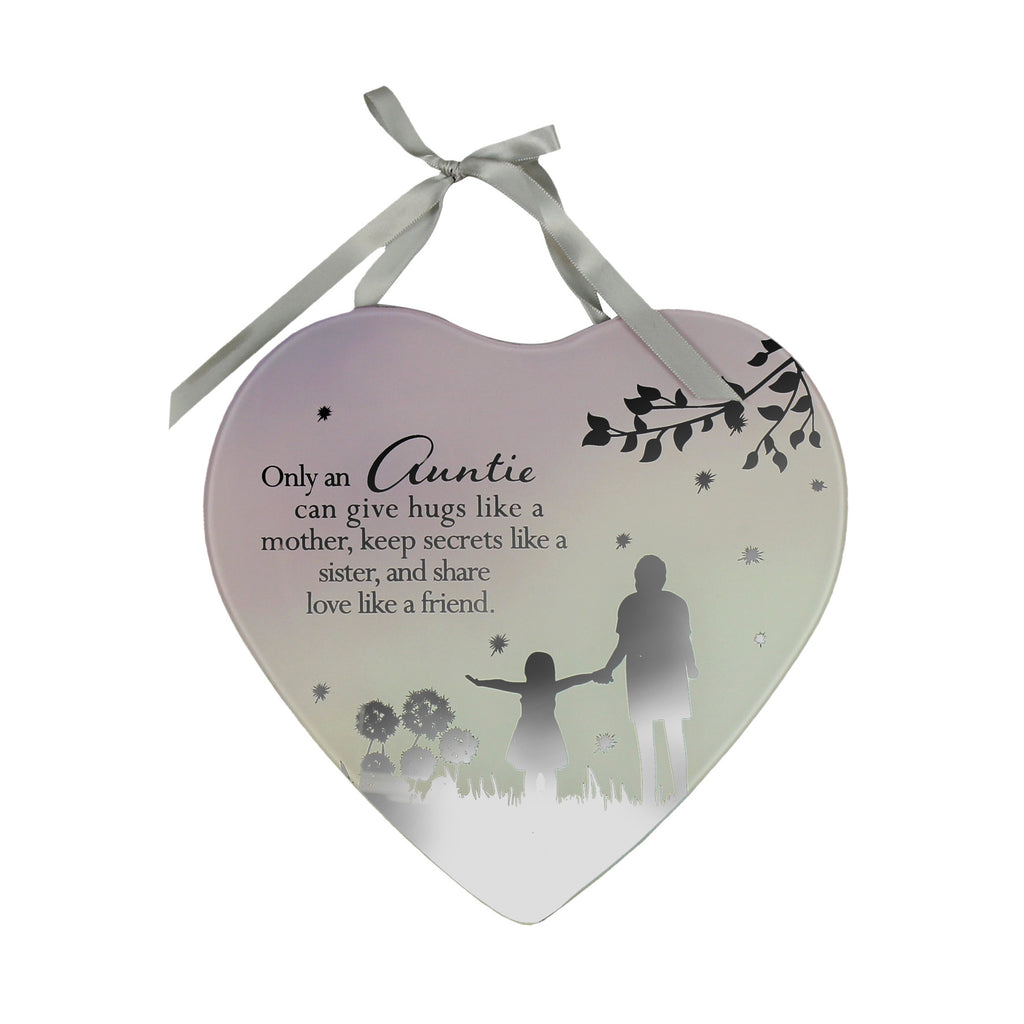 **MULTI 6**Reflections Of The Heart Mirror Plaque - Auntie | Presentimes