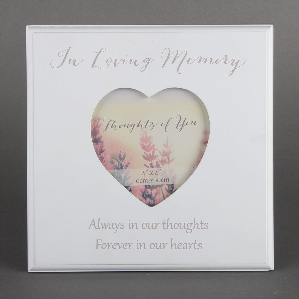 Thoughts Of You MDF Heart Frame - Loving Memory | Presentimes