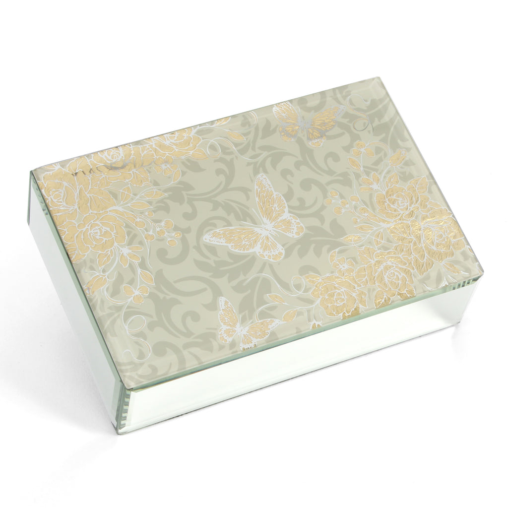 Sophia Gold Rose Collection Jewellery Box | Presentimes