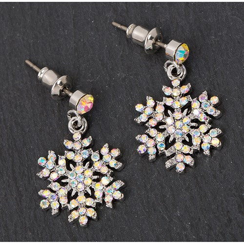 Eq Snowflake Diamanté Earrings | Presentimes