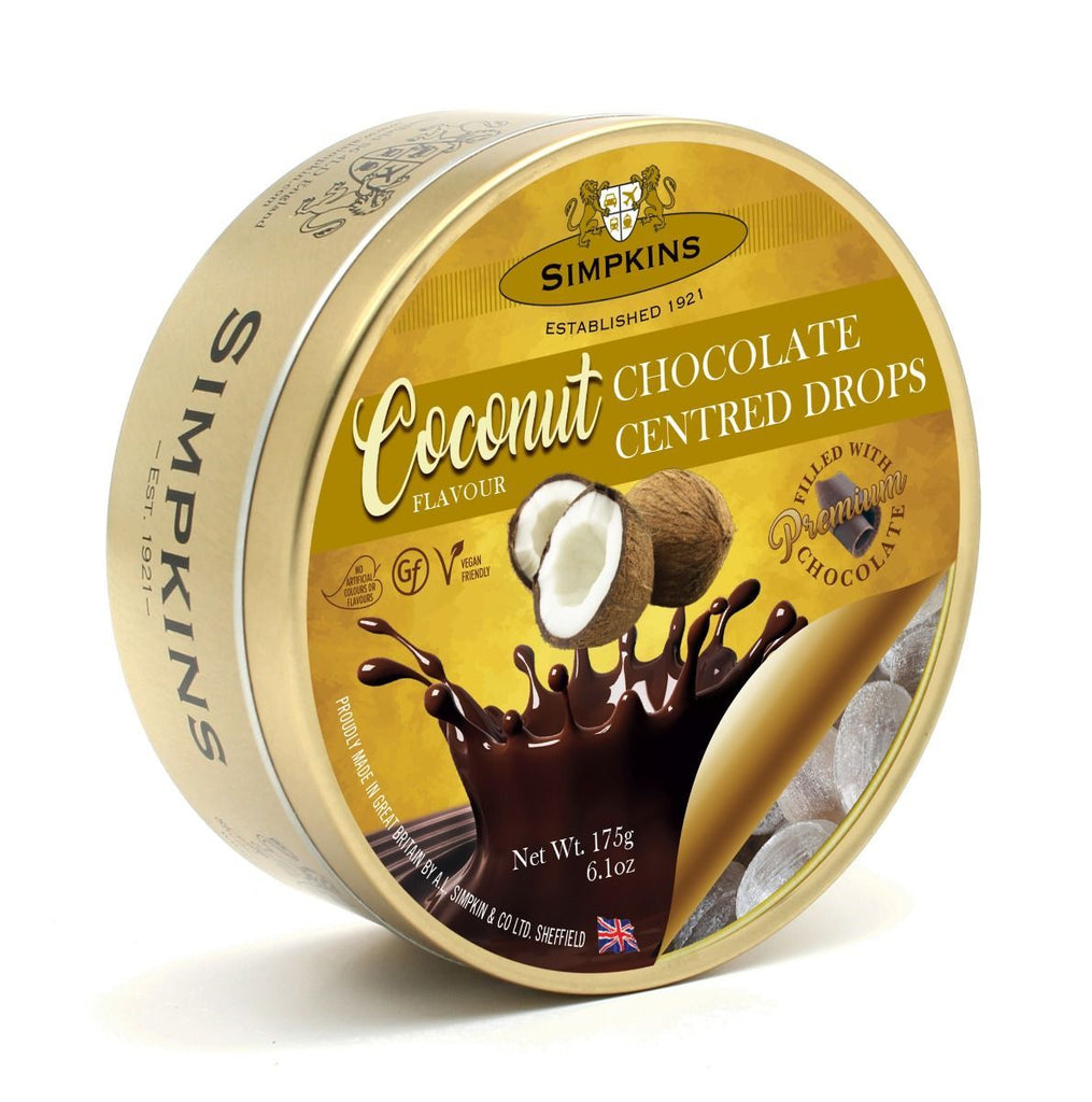 Coconut Chocolate Center Drops 175g