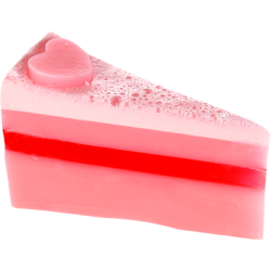 Raspberry Supreme Soap Cake Sliced | Presentimes