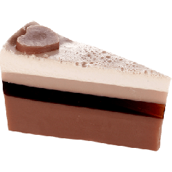Chocolate Heaven Soap Cake Sliced | Presentimes