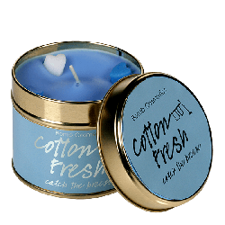 Cotton Fresh Tin Candle | Presentimes