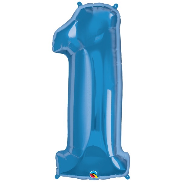 <b> 6 COLOURS AVAILABLE </b><br>Giant Number Balloon (Inflated with Helium & Weight Included) | Presentimes