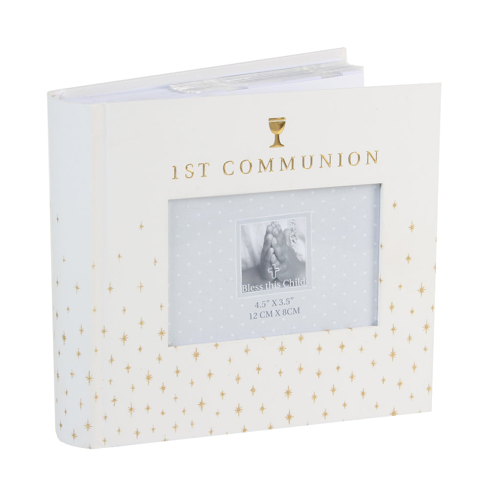 Bless This Child' Album Gold Chalice "1st Communion" 6x4" | Presentimes