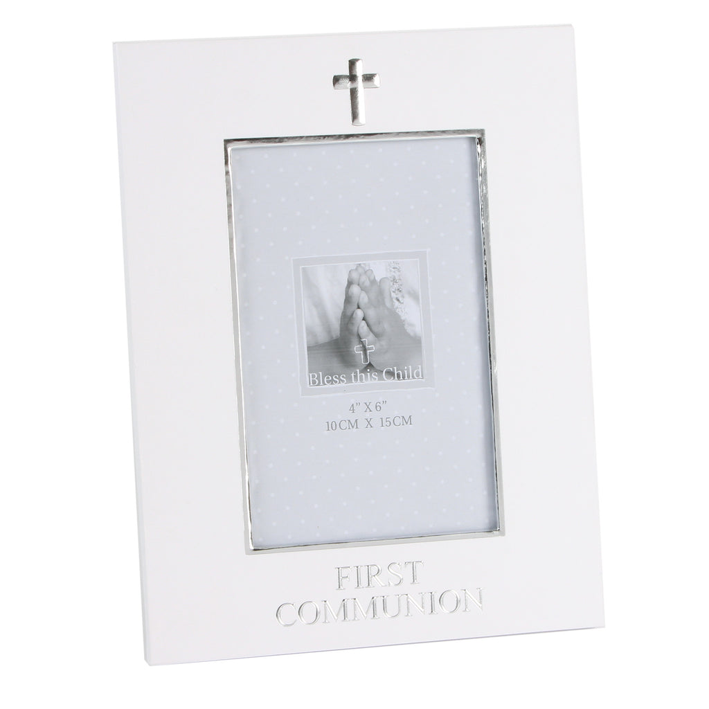 Juliana Paperwrap Photo Frame 4" x 6" First Communion | Presentimes