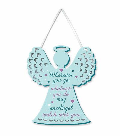 Small Plaque - May An Angel Watch Over You