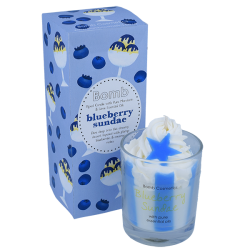 Blueberry Sundae Piped Candle | Presentimes
