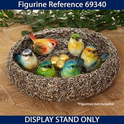 DISPLAY STAND FOR BIRD FIGURINES (69340)