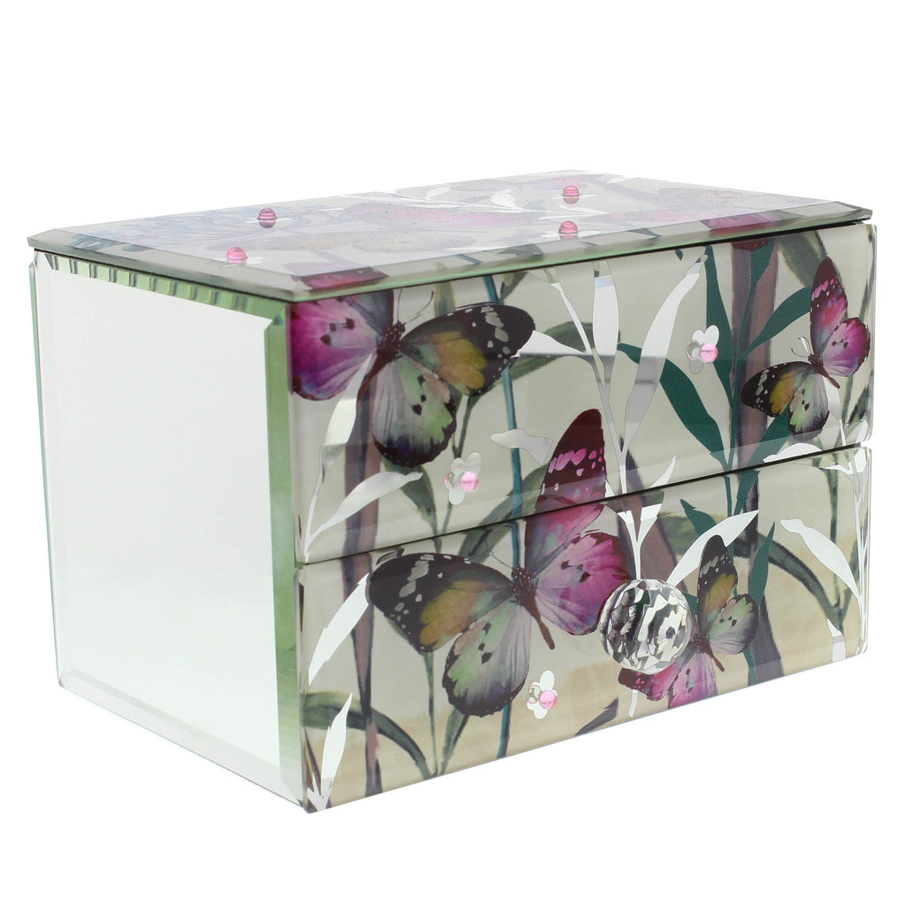 Hestia Butterfly Collection One Drawer Jewellery Box | Presentimes