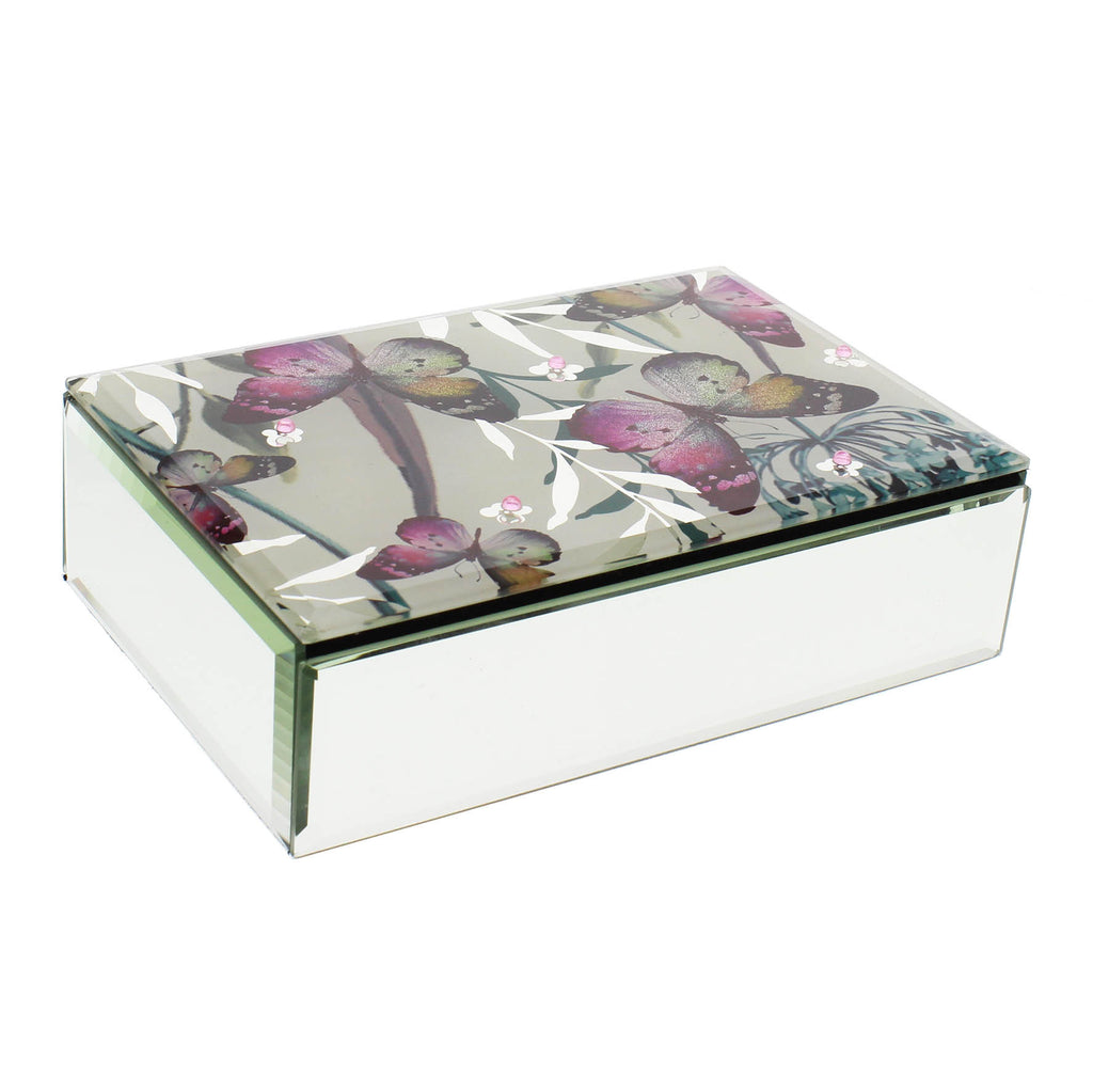 Hestia Butterfly Collection Oblong Jewellery Box | Presentimes