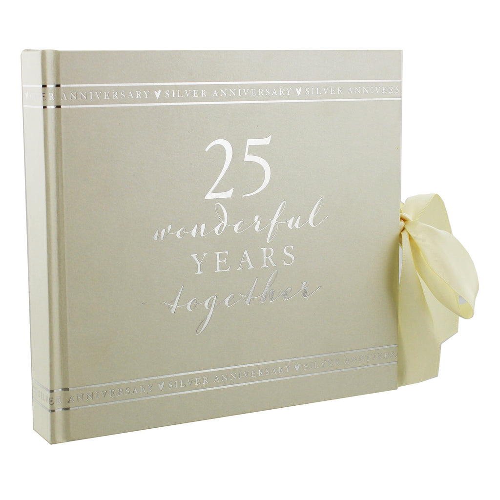 Amore Paperwrap Photo Album 4" x 6" - 25th Anniversary | Presentimes