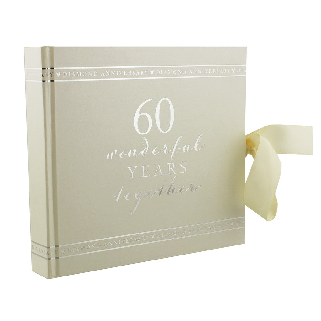 Amore Paperwrap Photo Album 4" x 6" - 60th Anniversary | Presentimes