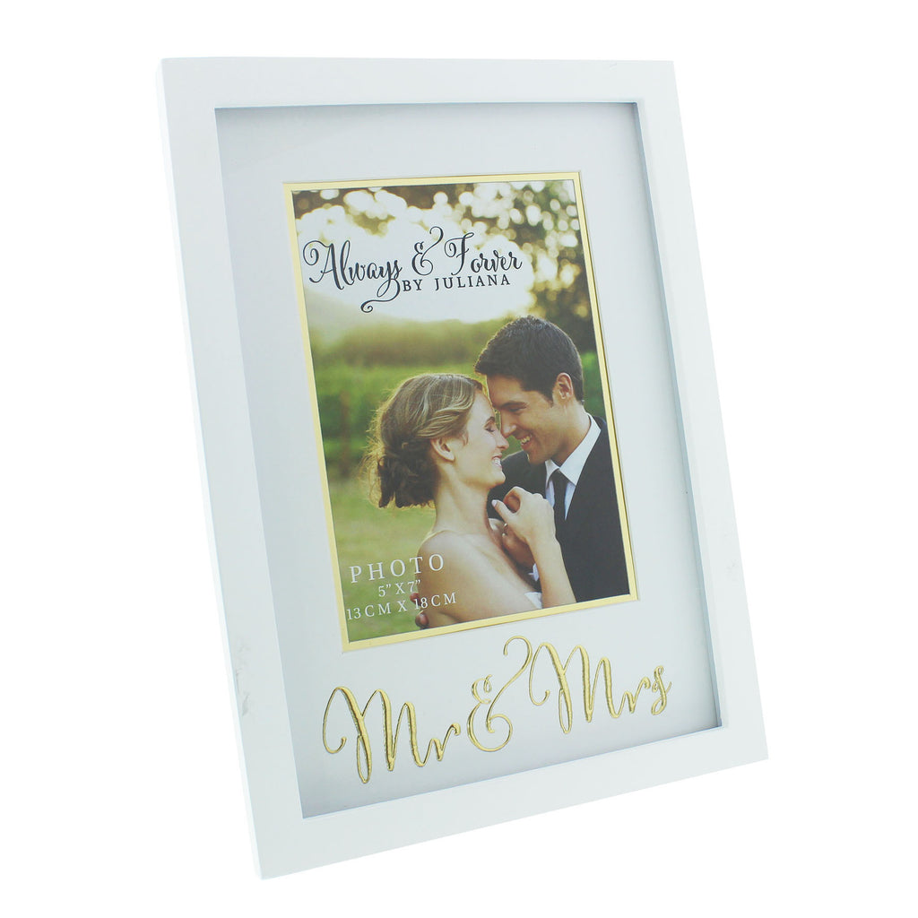 Always & Forever MDF Frame with Gold Words 5" x 7" | Presentimes