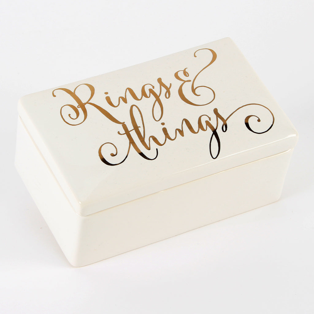 Always & Forever' Ceramic Jewellery Box 'Rings n Things' | Presentimes