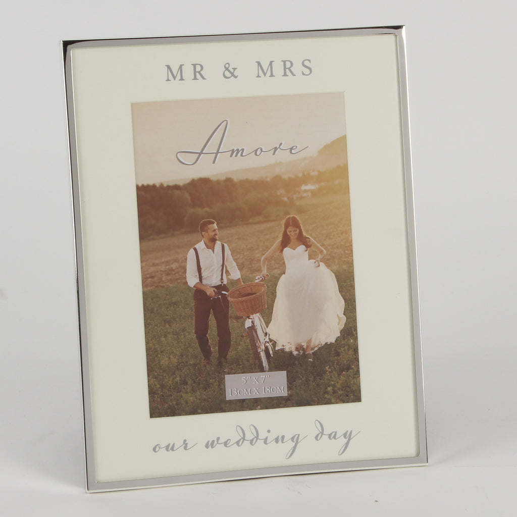 Amore S/P Frame Mirror Print 5" x 7" - Our Wedding Day | Presentimes