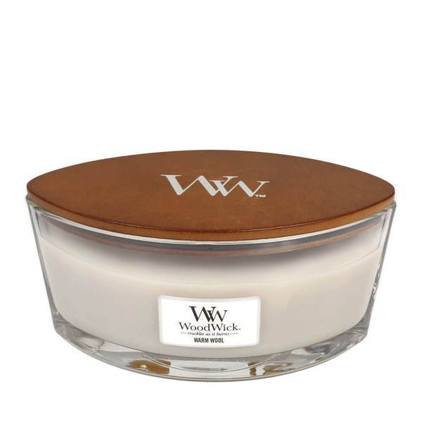 Woodwick Ellipse Scented Candle Warm Wool