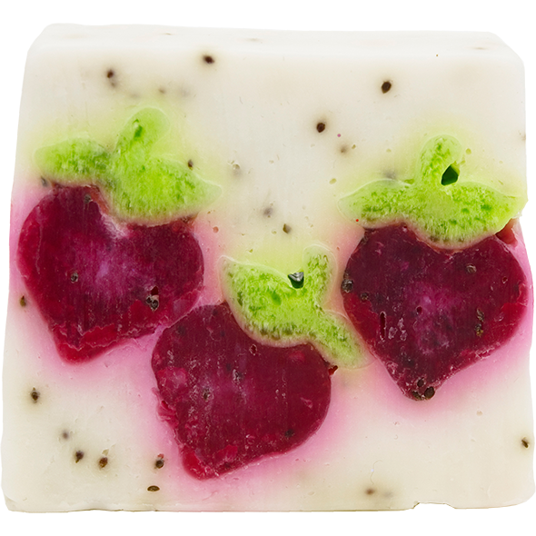 <b> Any 3 for £10.50 </b> <br>Berry Bar Soap Sliced