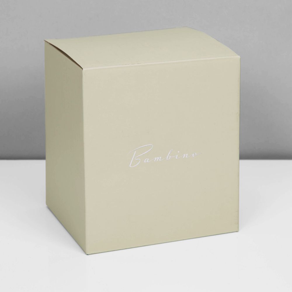 2.5" x 2.5" - Bambino Silver Photo Money Box with Teddy Bear | Presentimes