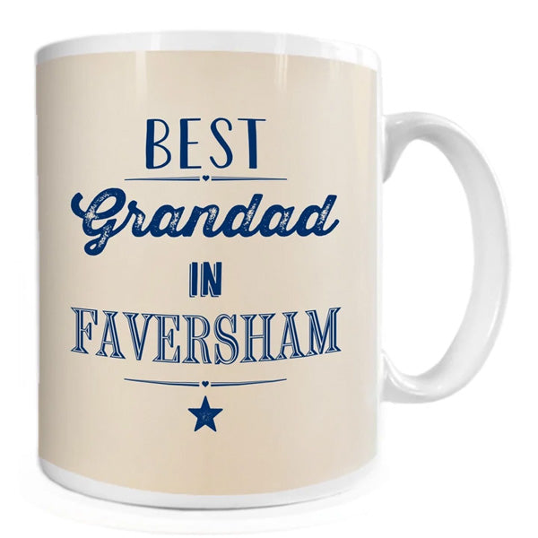 Best Grandad in Faversham Mug | Presentimes