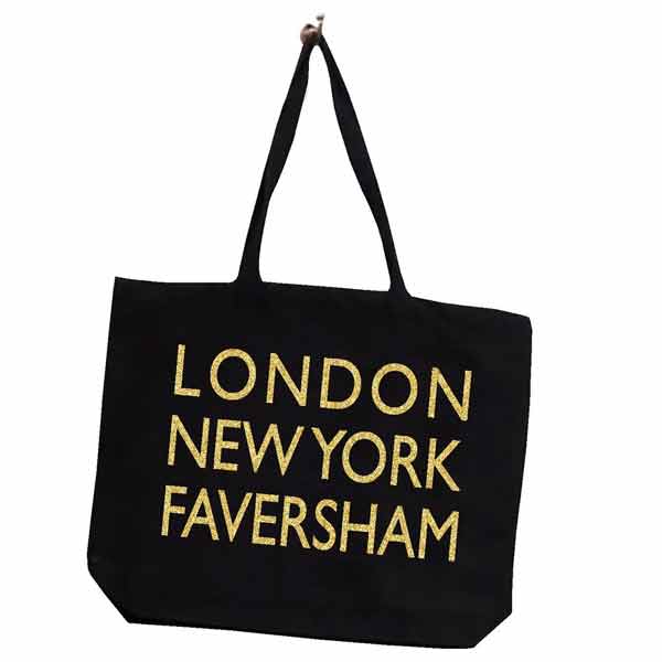 London, New York, Faversham Canvas Tote Bag | Presentimes