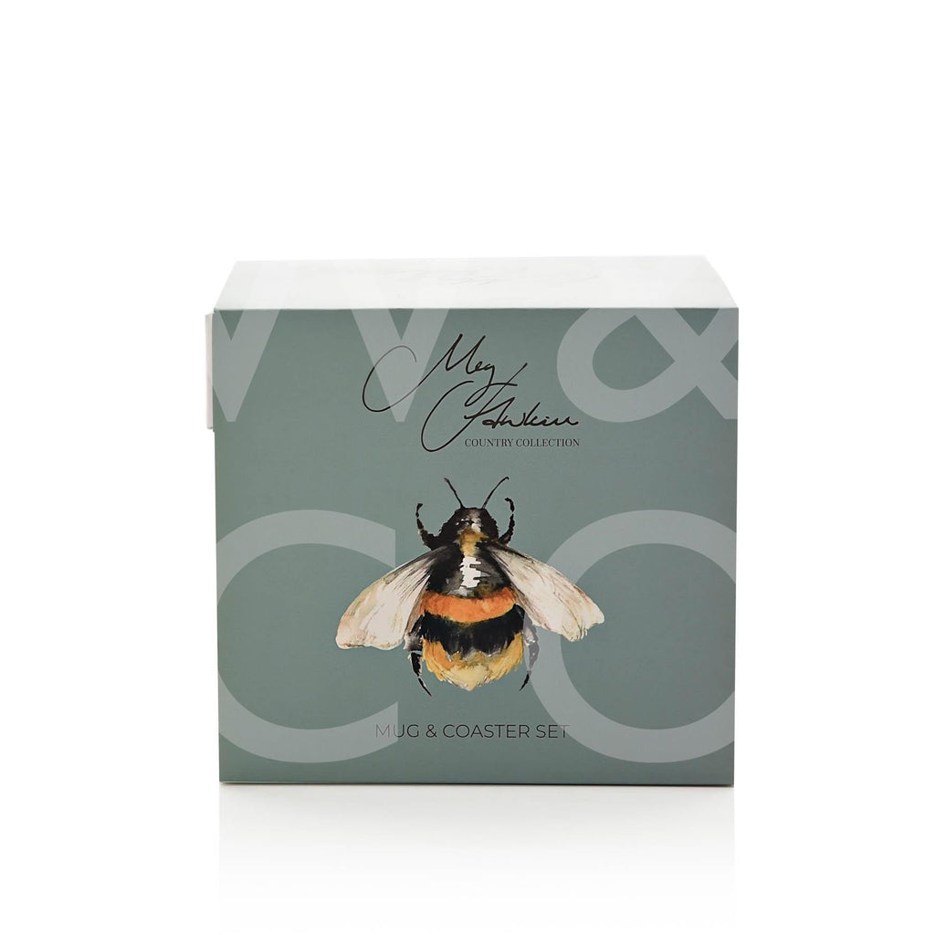 Meg Hawkins Mug & Coaster Set - Bee
