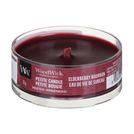 WoodWick Elderberry Bourbon Petite Candle
